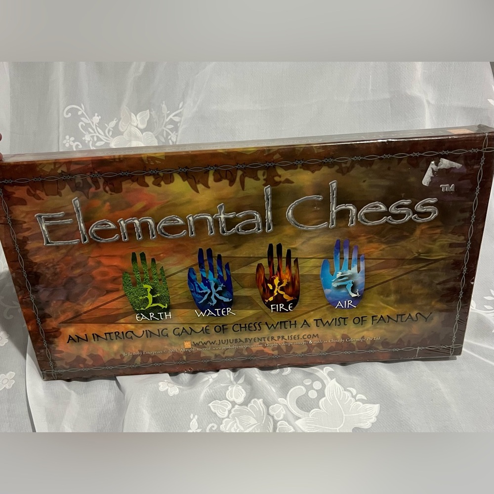 New Elemental Chess Game Ages 6+